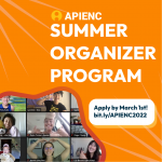 2022 Summer Organizer Program – Apply by March 1st!